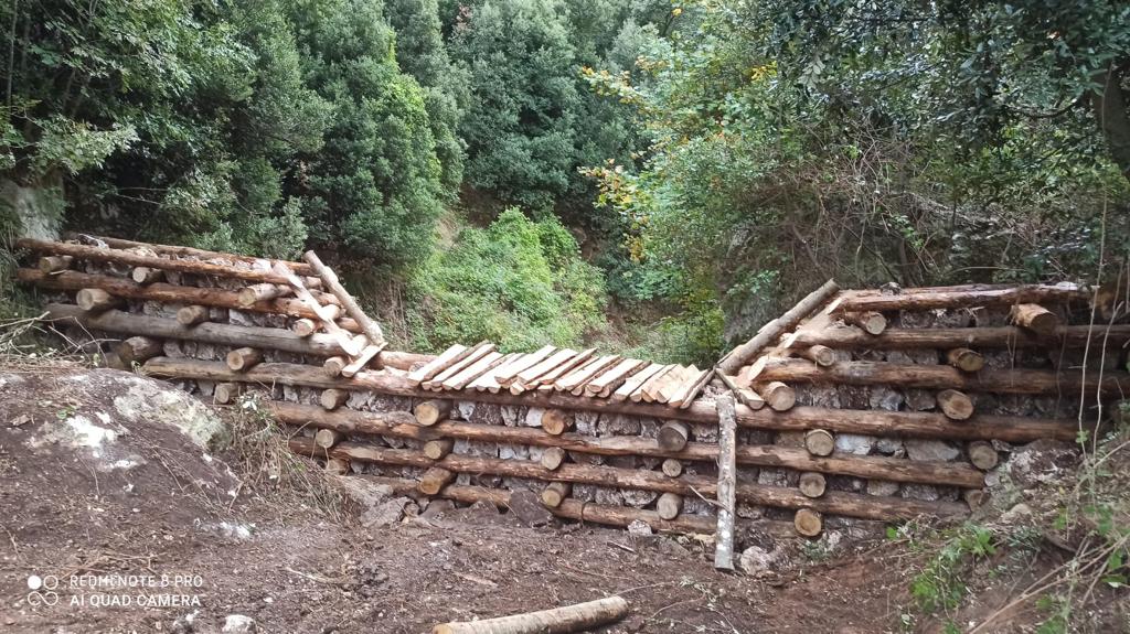 Briglie in legname e pietrame